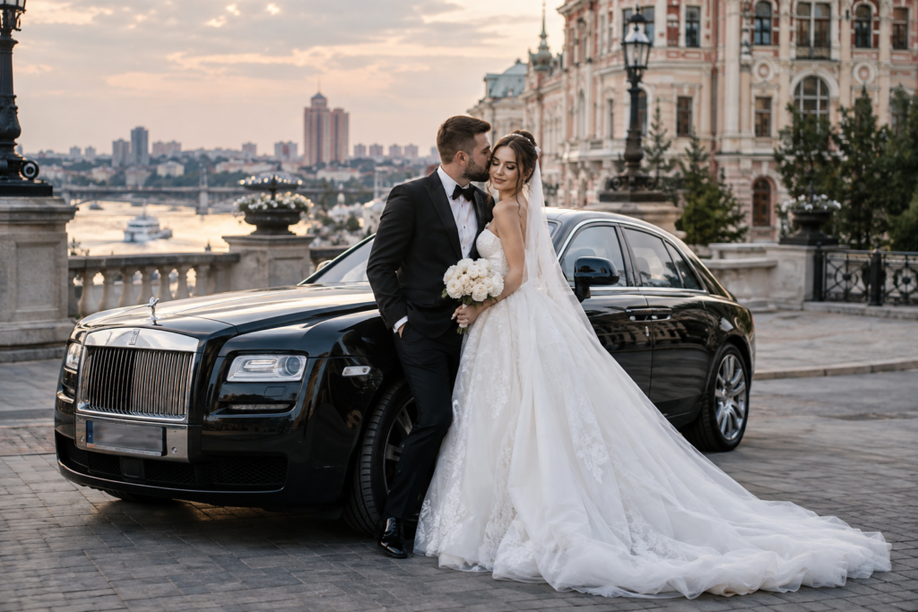 свадебная фотосессия с машиной Ростов-на-Дону